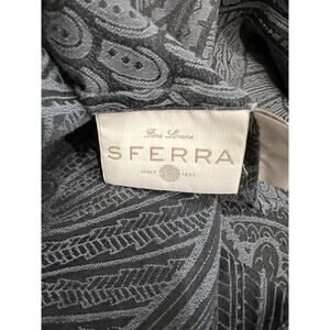 3PC Sferra Matteo Euro Sham Pillowcases Pair 100% Cotton Sateen Made Italy Flora